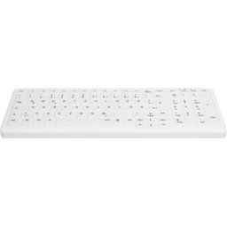 CHERRY AK-C7000FFU1WGE - Teclado inalámbrico, desinfectable, teclado numérico, bla