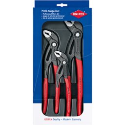 KNIPEX KN 00 20 09 V02 - Juego de herramientas, alicates, cobra, 3 piezas