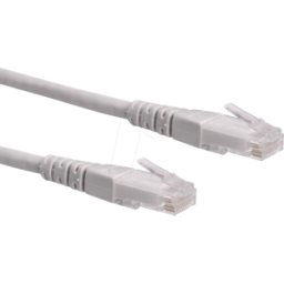ROLINE 21151510 - Cordón de parche Cat.6, UTP, gris, 0,3 m..