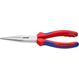 KNIPEX KN 26 15 200 T - Alicate de boca semirredonda, alicate de pico de cigüeña,