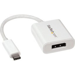 STARTECH.COM ST CDP2DPW - Monitor adaptador, USB-C > DP, 4K 60Hz, blanco