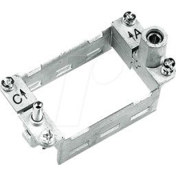HARTING HAN 024 0303 - Bastidor articulado, para caja de boquillas, A...F, 24B.