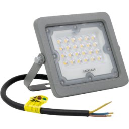 LUXULA LX400231 - Foco LED, 20 W, 1800 lm, 4000 K, gris, IP65