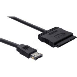 DELOCK 84402 - Cable eSATAp 12V > SATA 22pin 2,5''/ 3,5''HDD 0,5m