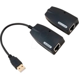 VALUE 12991123 - Cable USB 2.0, conector macho a a hembra, CAT5e/6, 50 m