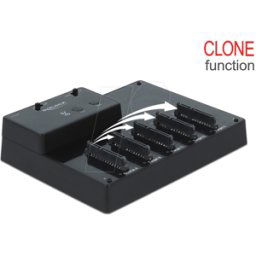 DELOCK 64098 - Estación de acoplamiento y copia 5x 2,5'' SATA HDD/SSD, US
