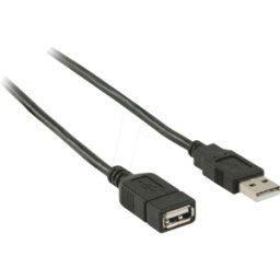 NEDIS N CCGB60010BK20 - Cable USB 2.0, conector a > conector a, 2 m, negro