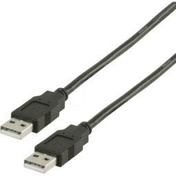 NEDIS N CCGB60000BK20 - Cable USB 2.0, conector a > conector a, 2 m, negro