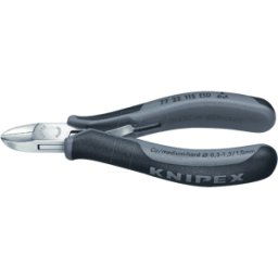 KNIPEX KN 77 22 115 ESD - Alicates de corte diagonal ESD, redondos, 115 mm, sin bisel