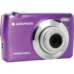 AGFAPHOTO AGFA DC8200PR - Cámara digital, 18 MP, púrpura