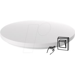 BLULAXA 49107 - Luz de techo, 24 W, 2000 lm, 3000 K, regulable
