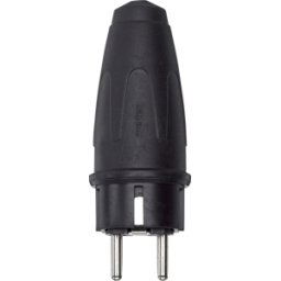 ME 122151 - Tapón de goma Merten, negro, IP44