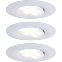 PAULMANN PLM 99931 - Luminaria empotrada Calla, 6,5 W, 4000 K, 30°, redonda, Blanco m