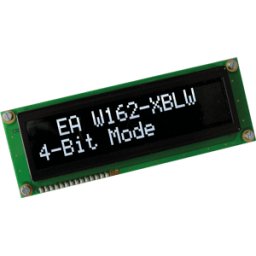 DISPLAY VISIONS EA W162-XBLW - Display OLED, 2x16, 122x44mm, blanco