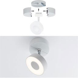 PAULMANN PLM 96821 - Base de punto de ferrocarril Urail, máx. 50 W, blanco