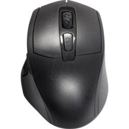 INTER-TECH IT88884109 - Ratón (ratón), radio, negro