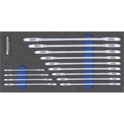 MATADOR MAT 8164 3100 - Juego de llaves de boca abierta, 13 piezas