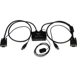 STARTECH.COM ST SV211USB - 2 puertos VGA USB KVM cable de conmutación