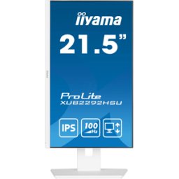 IIYAMA IIY XUB2292HSUW6 - Monitor de 55 cm, 1080p, USB, pivote, blanco