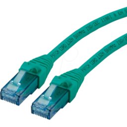 ROLINE 21152732 - Cordón de parche Cat.6a UTP, LSOH, verde, 2 m..
