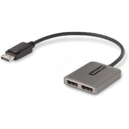 STARTECH.COM ST MST14DP122DP - DisplayPort adaptador DP a 2x DP, 5K.