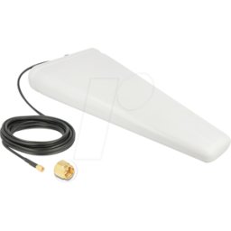 DELOCK 12002 - Antena, GSM, UMTS, Bluetooth, WLAN, conector macho SMA, blanco