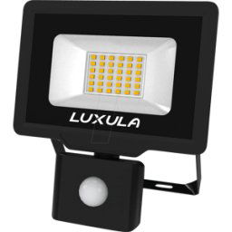 LUXULA LX400122 - Foco LED, 30 W, 3000 K, 3000 lm, IP65, detector de movimiento