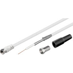 GOOBAY 51624 - Juego de cables de antena, 6,8 mm de diámetro, 100 dB, 10