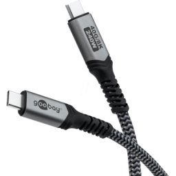 GOOBAY 74211 - Cable USB 4.0, 40 Gbps, 240 W, 8K 60Hz, 1,0 m