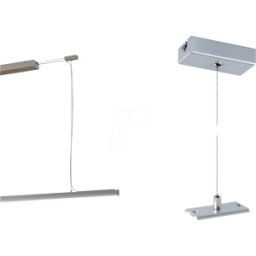 PAULMANN PLM 98188 - Suspensión de cuerda Linion, 1,5 m, cromo