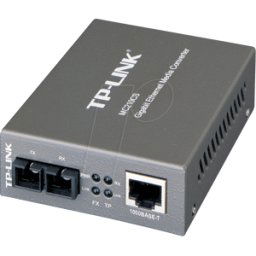 TP-LINK TPLINK MC210CS - Convertidor de medios, Gigabit Ethernet, SC, Singlemode