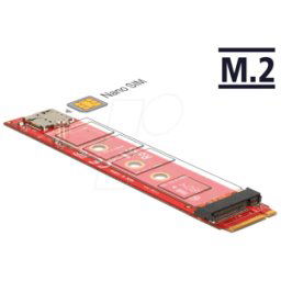 DELOCK 65921 - Adaptador Delock M.2 Key B > M.2 Key B + nano SIM