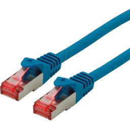 ROLINE 21152642 - Cat.6 Cable de conexión S/FTP (PiMF), LSOH, azul, 2 m..