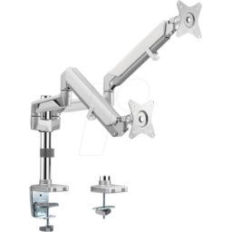 LOGILINK BP0089 - Soporte para monitor, 2 pantallas, 17'' - 32'', 553 mm, montaje en