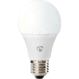 NEDIS N WIFILRW10E27 - Luz inteligente, lámpara, E27, 9 W, WiFi