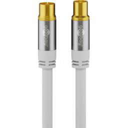 GOOBAY 70318 - Cable de conexión de antena (IEC) (tipo 135 dB) 4x apanta