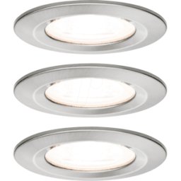 PAULMANN PLM 93476 - Luminaria empotrada led NOVA 3 x 6,5 W, 2700 K, hierro