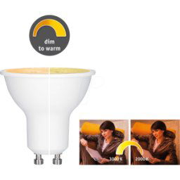 PAULMANN PLM 28735 - Foco LED GU10, 6 W, 350 lm, regulable 36°