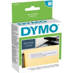 DYMO LW 11355 - Etiquetas DYMO para LabelWriter, 19 x 51 mm