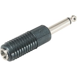 FREI NTA 169 - Conector jack mono de 6,3 mm a conector hembra jack estéreo de 6