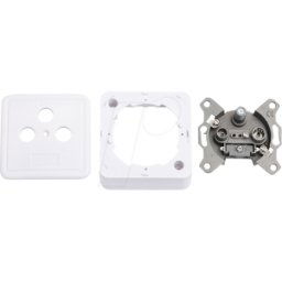 LOGILINK CA1003 - Enchufe de antena para SAT/TV/radio