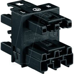 WAGO 770-607 - WINSTA® MIDI distributor, 3-pin, 3-way