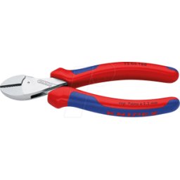KNIPEX KN 73 05 160 - Alicate de corte diagonal compacto, X-CUT®, 160 mm, cromado