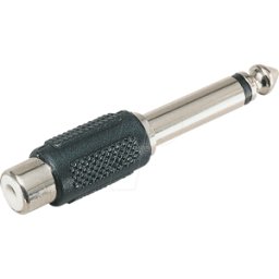 FREI NTA 175 - Conector jack mono de 6,3 mm a conector hembra RCA