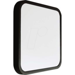 V-TAC VT-76491-24 - Luminaria de techo, 48 W, 5160 lm, 4000 K, negra, IP44, cuadrado