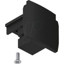 PAULMANN PLM 91384 - Conector ProRail3, tapa final, paquete de 1, 35x31,5mm, negro