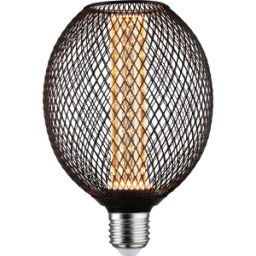 PAULMANN PLM 29087 - Lámpara LED Metálico Brillo Espiral E27, 4,2 W, 20