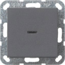 GIRA55 TKS2A ANT - interruptor de control táctil antracita de 2 polos