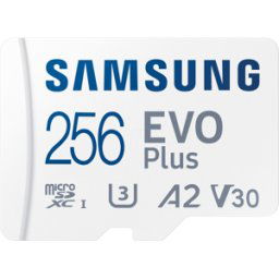 SAMS MB-MC256KA - Tarjeta de memoria microSDXC de 256 GB, Samsung, EVO Plus