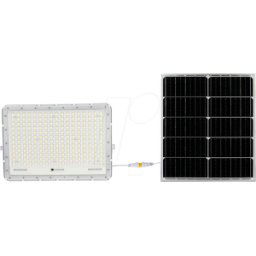 V-TAC VT-7847 - Luz solar LED, reflector con sensor, 30 W, 2600 lm, 6400 K, blan